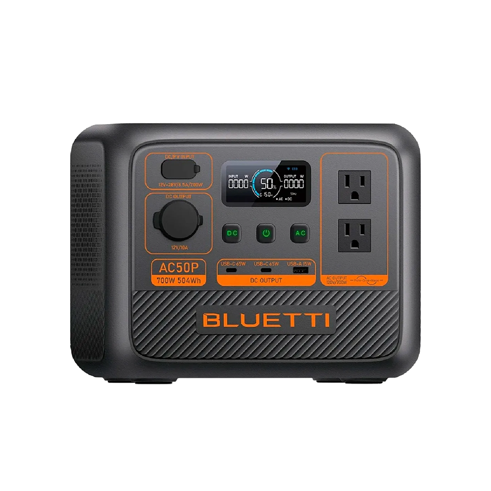 Bluetti AC50P Portable Power Station | 700W 504Wh